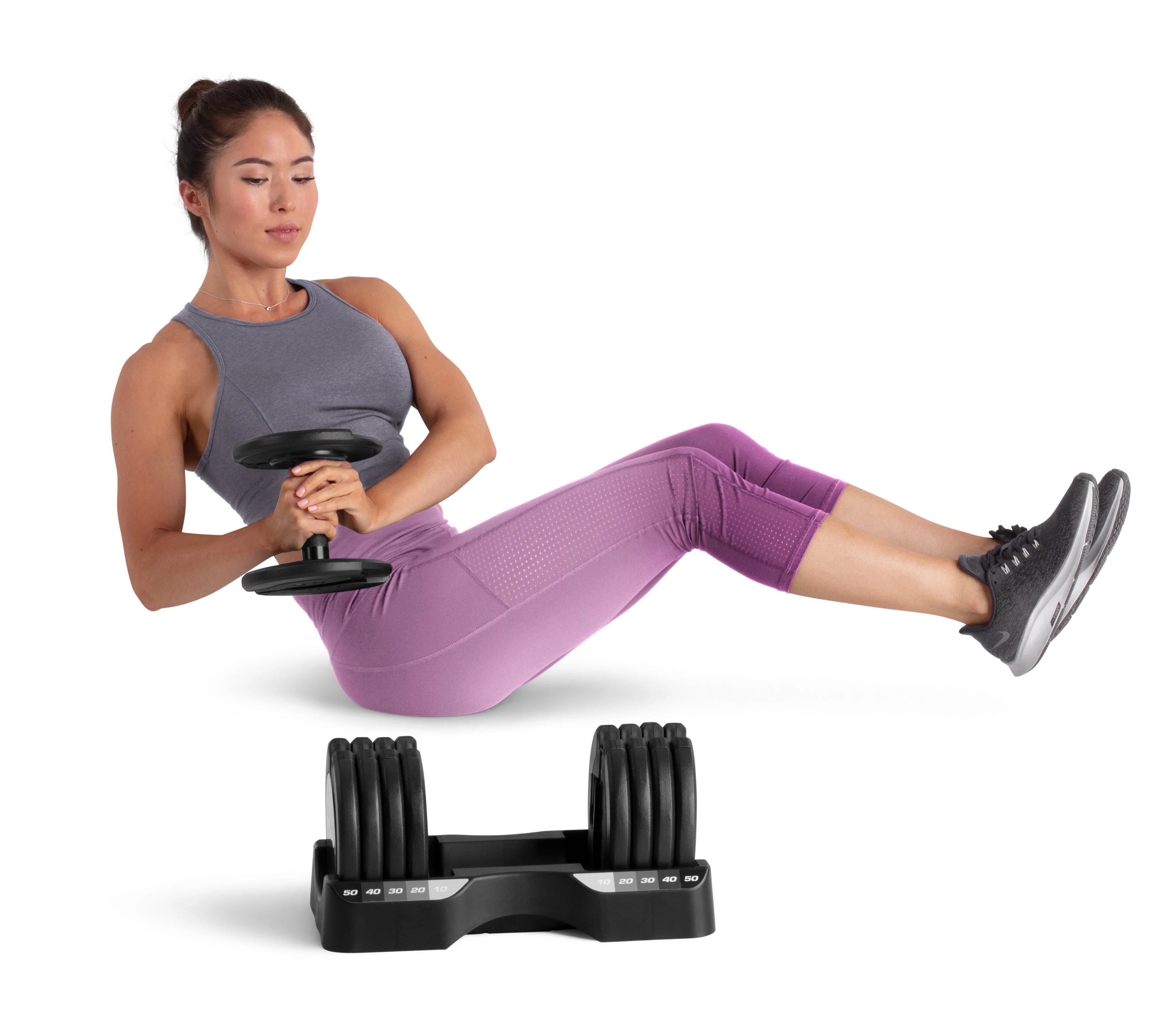 Set of Two ProForm 50 Lb. Adjustable Dumbbells