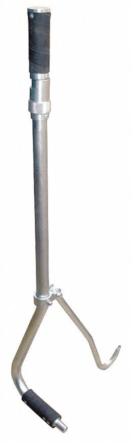 Zoro Select 10K048 Manhole Lid LIFTER, Cadmium Zinc Plated