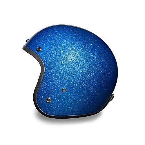 Daytona Helmets 3/4 Shell Open Face Motorcycle Helmet – DOT Approved [Metal Flake]…