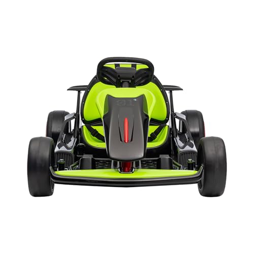 Kids Go Kart, Ride On Drift Kart with Dual 200W Motors, 24V Battery Powered Electric Drift Car, Outdoor 2-Speed Ride On Racing Toy for Boys Girls 6+