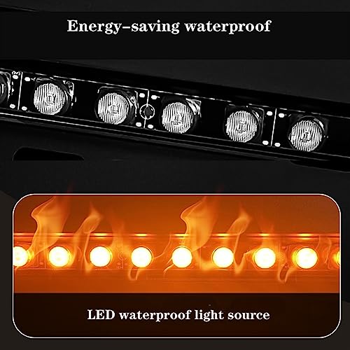 3D Atomized Fireplaces Electric Fireplace Solid Color Electronic Fireplace Mist Fireplace Intelligent Ultra-thin Steam 3D Simulation Flame Decoration