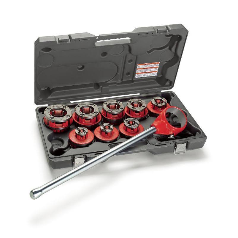 Ridgid 36480 12-R 1/2x22 1-1/4x22 NPT Exposed Ratchet Threader Set