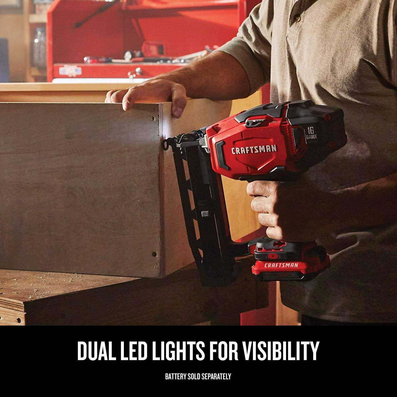 Craftsman V20 16-Gauge Cordless Finish Nailer CMCN616B - Shop Hardware Tools Online Store