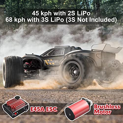 HYPER GO H16BM 1/16 RTR Brushless Fast RC Cars for Adults, Max 42mph Electric Off-Road RC Truck