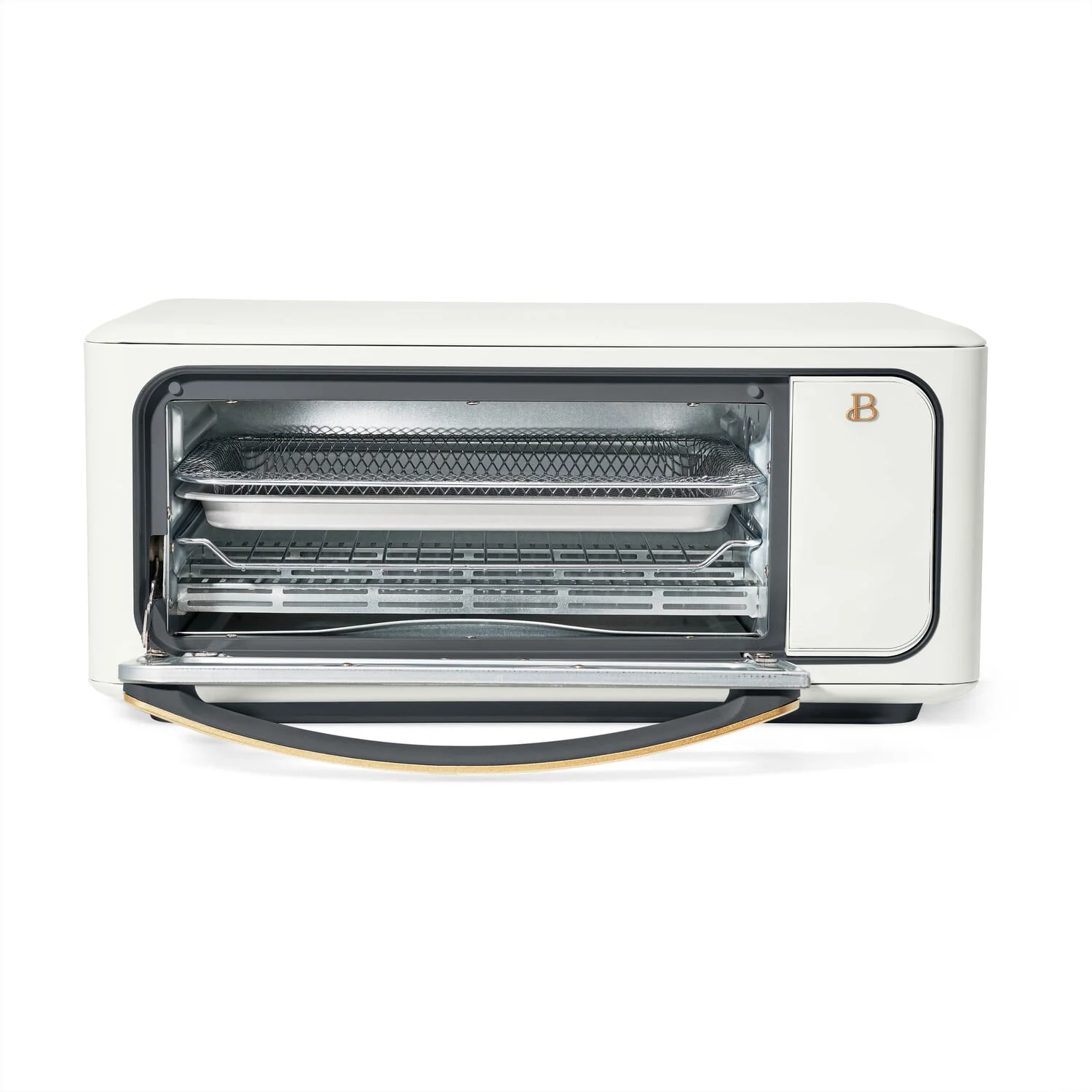 Beautiful Infrared Air Fry Toaster Oven, 9-Slice, 1800 W, Black Sesame by Drew Barrymore