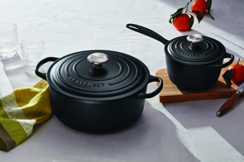 Le Creuset Enameled Cast Iron Signature Round Dutch Oven, 5.5 qt., Cerise