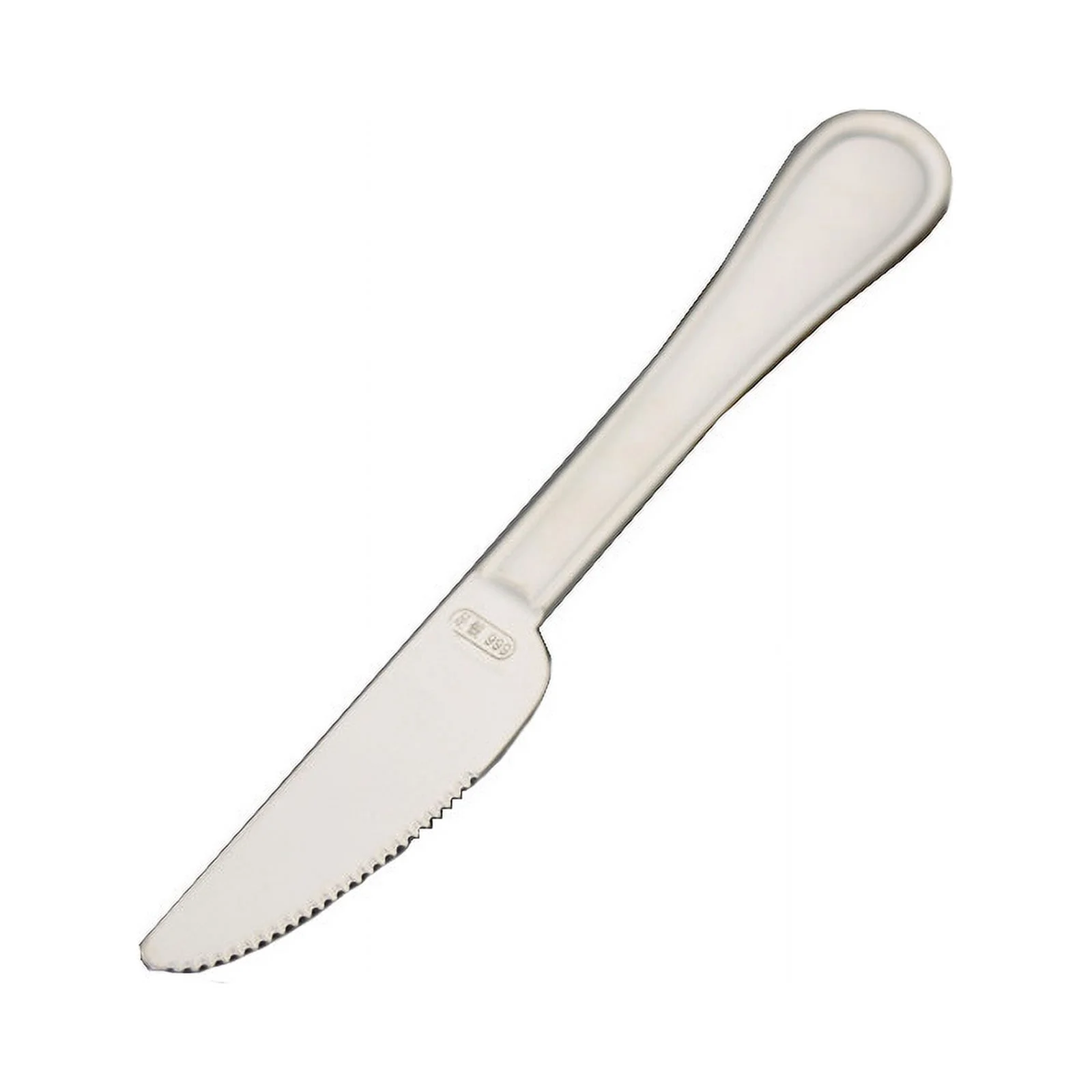 Wollet 999 Sterling Silver Knife Fork Spoon, 16cm(6.29'') Sterling Silver Tableware for Steak, Afternoon Tea, Dessert