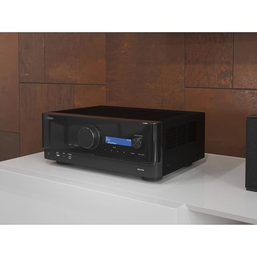 Yamaha RX-V4A 5.2-Channel Surround Sound Network AV Receiver with MusicCast Built-in Wi-Fi and Bluetooth Streaming Home Theater System Bundle with