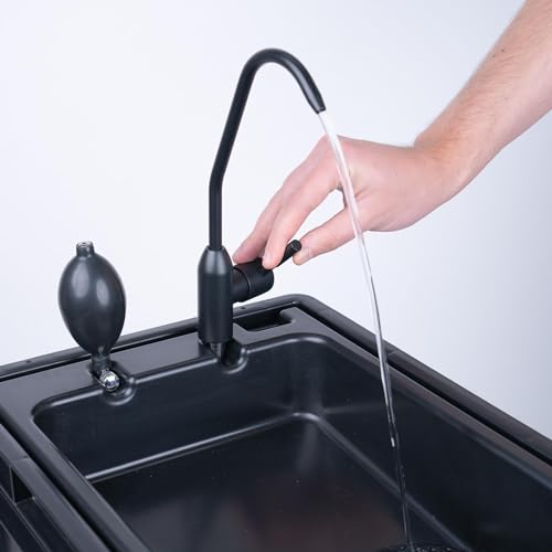 BOXIO - Wash: Portable Sink - Convenient Camping Sink Solution! Compact with Unique Design, Separate Canister
