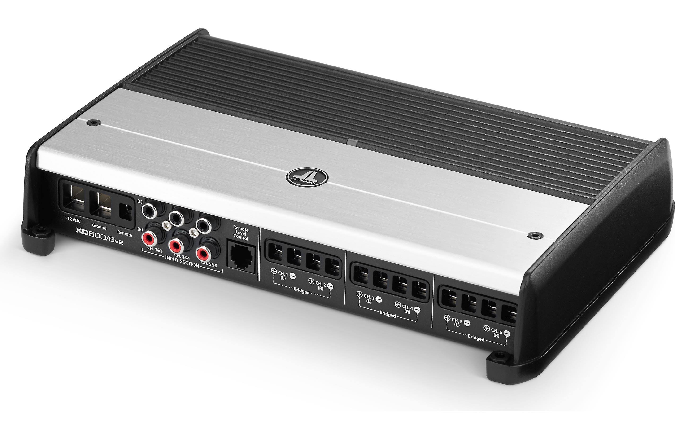 JL Audio XD600/6v2 Class D 6-Channel Car Amplifier - 600W