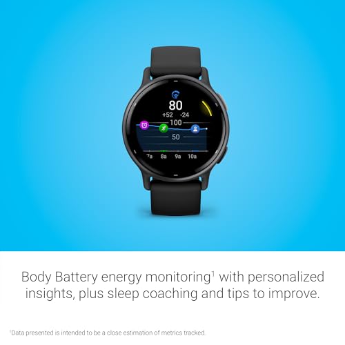 Garmin v&iacute;voactive 5, Health and Fitness GPS Smartwatch, AMOLED Display, Up to 11 Days of Battery, Ivory