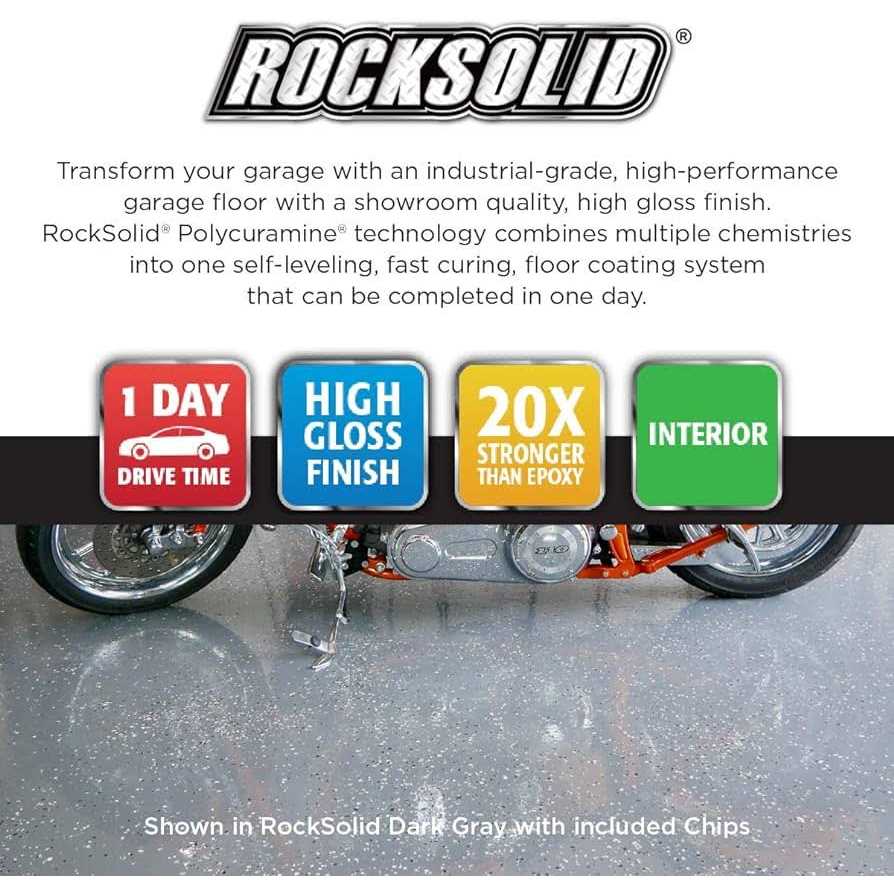 Rust-Oleum 381087 RockSolid Polycuramine 2.5 Car Garage Floor Coating Modern Greige Kit - Shop Hardware Tools Online Store