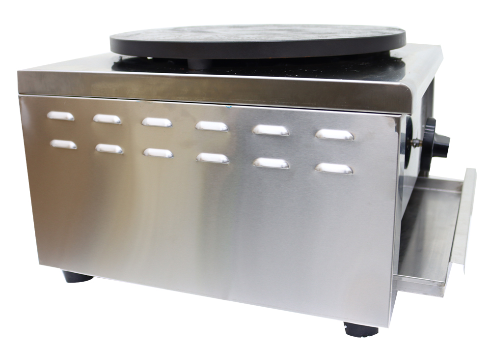 Techtongda Commercial Pancake Fruit Machine Single Head Natural Gas Crepe Maker 2000 Pa
