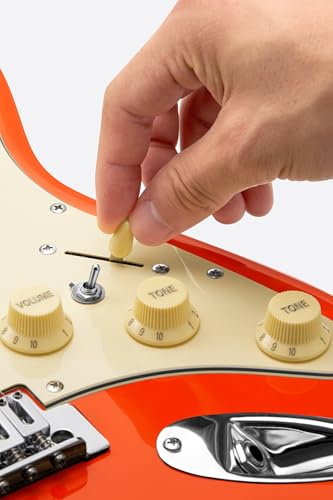 AKLOT Stryde Electric Guitar with Coil-Split: Roasted Maple Neck, Flame Maple Graphic Top, HSS Ceramic Pickups, Beginner Guitar Kit with 10W Amp