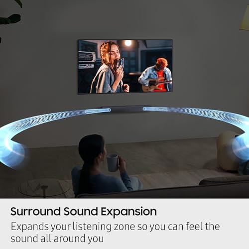Samsung B-Series Soundbar HW-B630F 3.1 ch DTS Virtual:X Soundbar with Subwoofer (2025 Model) One Remote Control, Voice Enhance Mode, Adaptive Sound