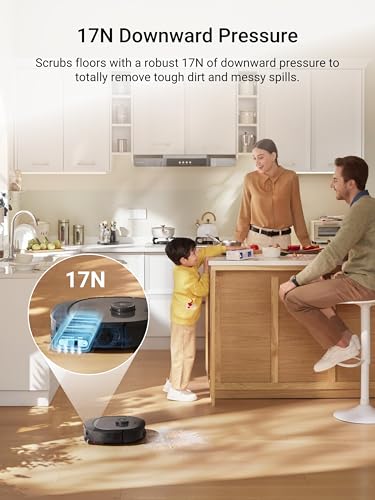 Eureka J15 Pro Ultra Robot Vacuum and Mop with Self Emptying Base, 16,200 Pa Suction, Flex-Arm Design Mop