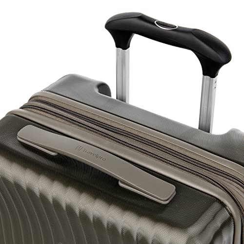 Travelpro Maxlite Air Hardside Expandable Carry on Luggage, 8 Spinner Wheels, Lightweight Hard Shell Polycarbonate Suitcase, Shadow Grey