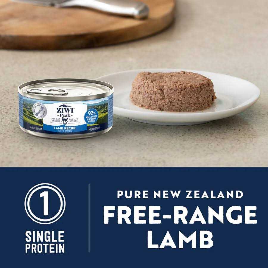Ziwi Peak Canned Cat Food Lamb - Pet Supplies online store