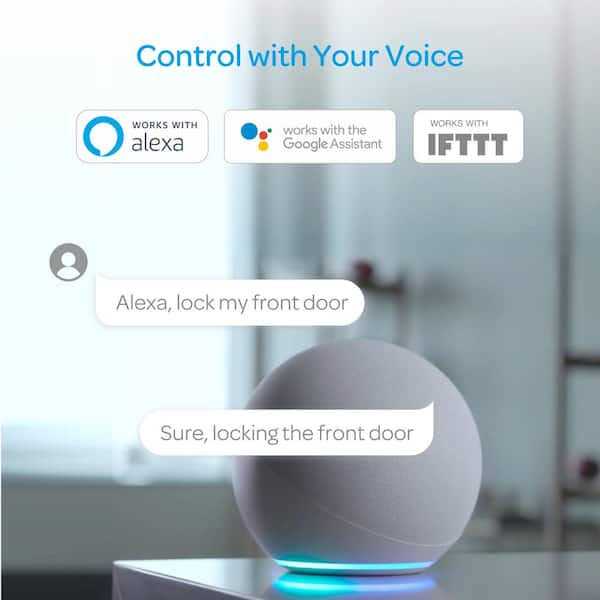 Ultraloq U-Bolt Pro Wi-Fi Deadbolt Smart Lock with Passage Handle
