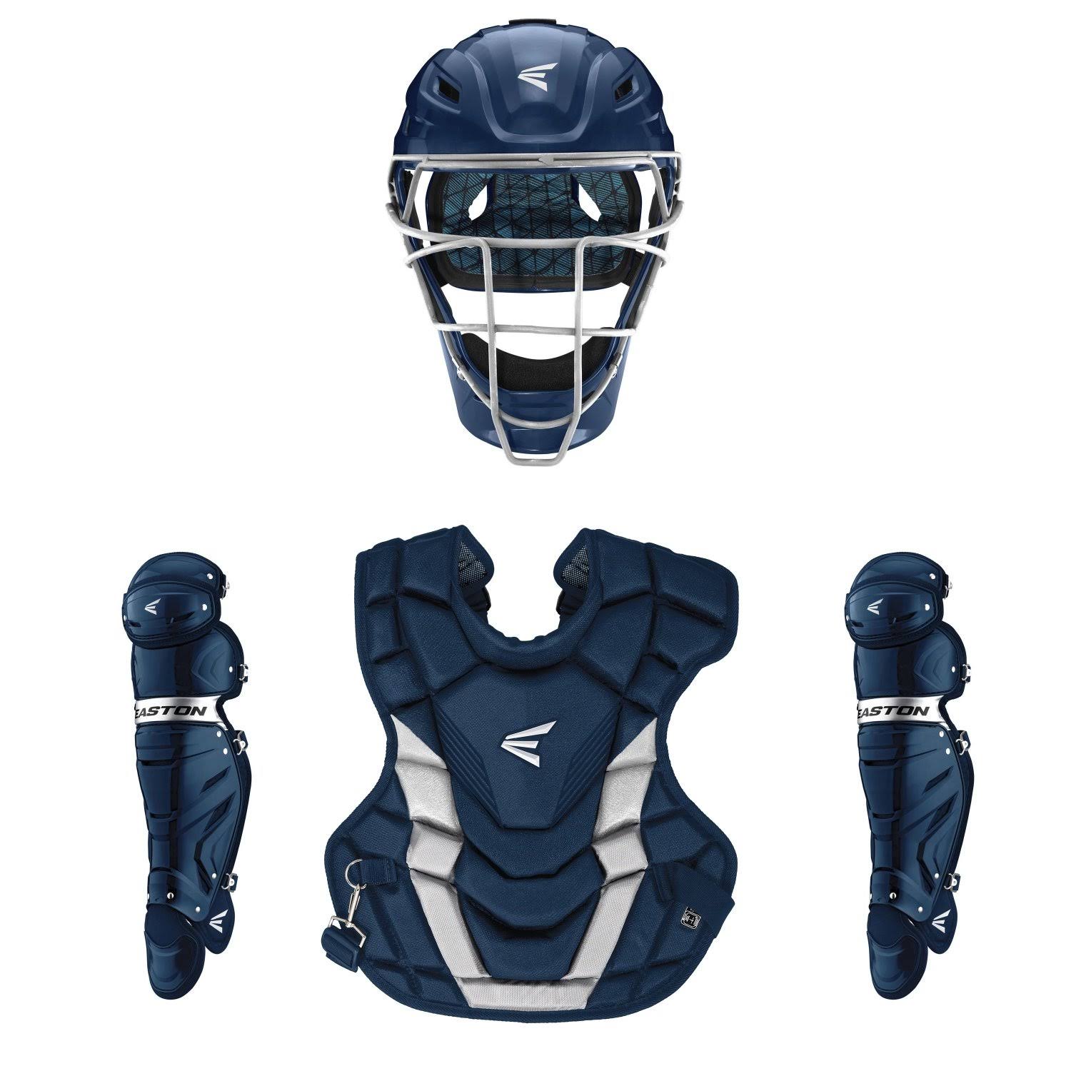 Easton Adult Gametime Catcher&s Set Navy