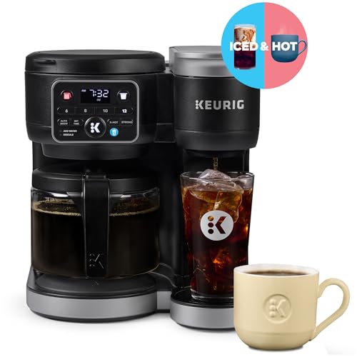 K-Duo Hot & Iced Single Serve & Carafe Coffee Maker, MultiStream Technology, 72oz Reservoir (Gen 2)