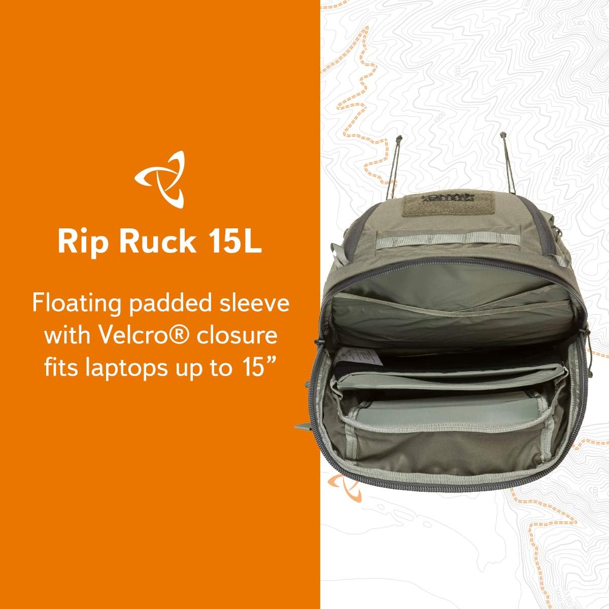 Mystery Ranch Rip Ruck 24 Backpack - Military Inspired Tactical Pack, 24L, Foliage