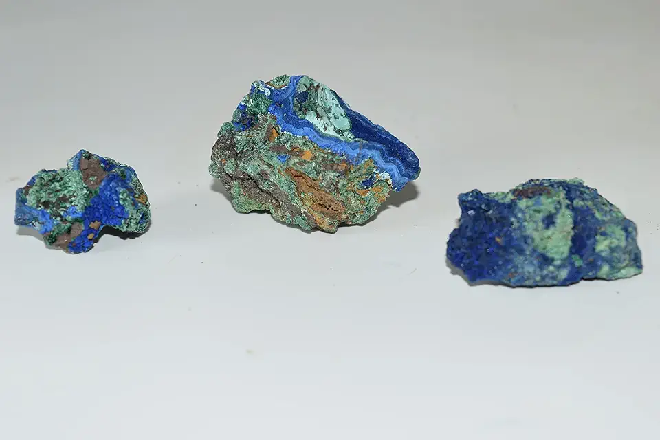 A+ Blue Azurite and Malachite Cluster Crystal Small 4-15g - Crystal, Meditation, Glam Decor, Home Decor - Kansas Nuitrition - HNZSDS