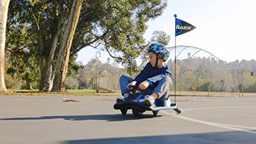 Razor Crazy Cart Shift for Kids Ages 6+ (Low) 8+ (High) - 12V Electric Drifting Go Kart - High/Low Speed Switch and Simplified Drifting System
