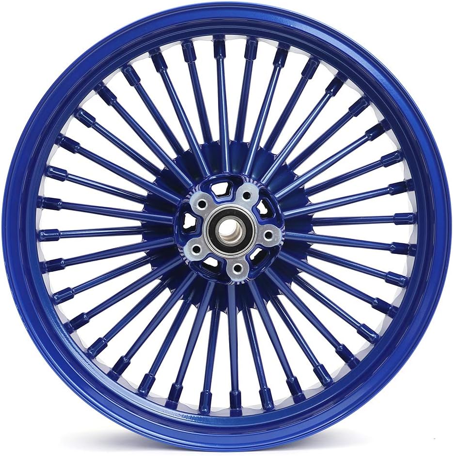 TARAZON 21 x 2.15 18 x 3.5 Fat Spoke Front Rear Wheel Rim Set for Harley Dyna street bob FXDB, Super Glide wide glide Low Rider