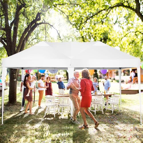 COBIZI Canopy 10x20 Pop Up Canopy Tent with 6 Sidewalls Party Tents for Parties Weddings Backyard Waterproof Canopy Outdoor Commercial Canopy Event