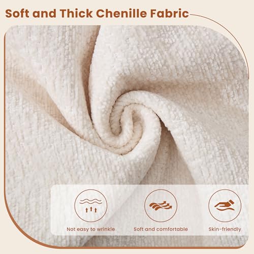 Loveseat Sofa for Living Room, 83" Cloud Loveseat Sofa, Chenille Fabric Sofa Couch with Double Cushion
