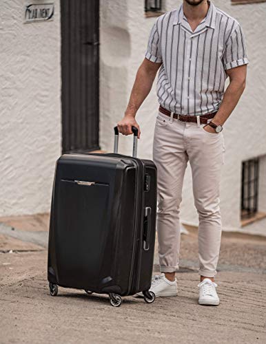 Samsonite Winfield 3 DLX Hardside Expandable Luggage with Spinners, Silver, Carry-On 20-Inch