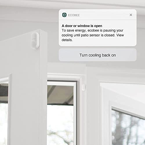 ecobee Smart Thermostat Premium with Smart Sensor and Air Quality Monitor - Programmable Wifi Thermostat - Works with Siri, Alexa, Google Assistant