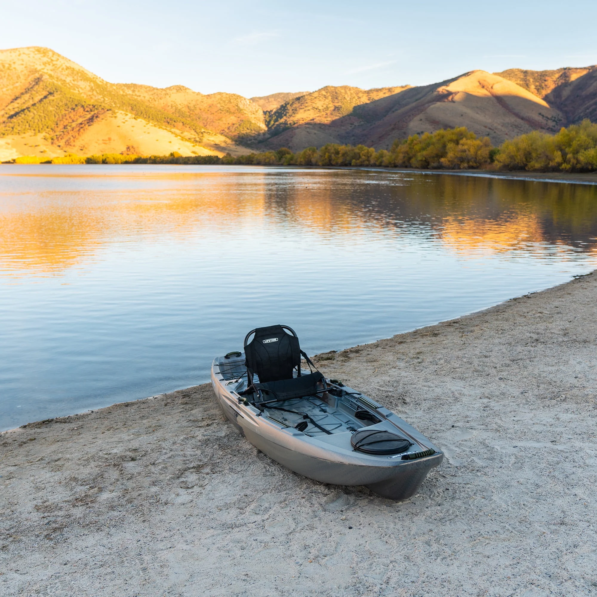 Lifetime Yukon Angler 116 inch Sit-on-Top Fishing Kayak, Lightning Fusion (90846)