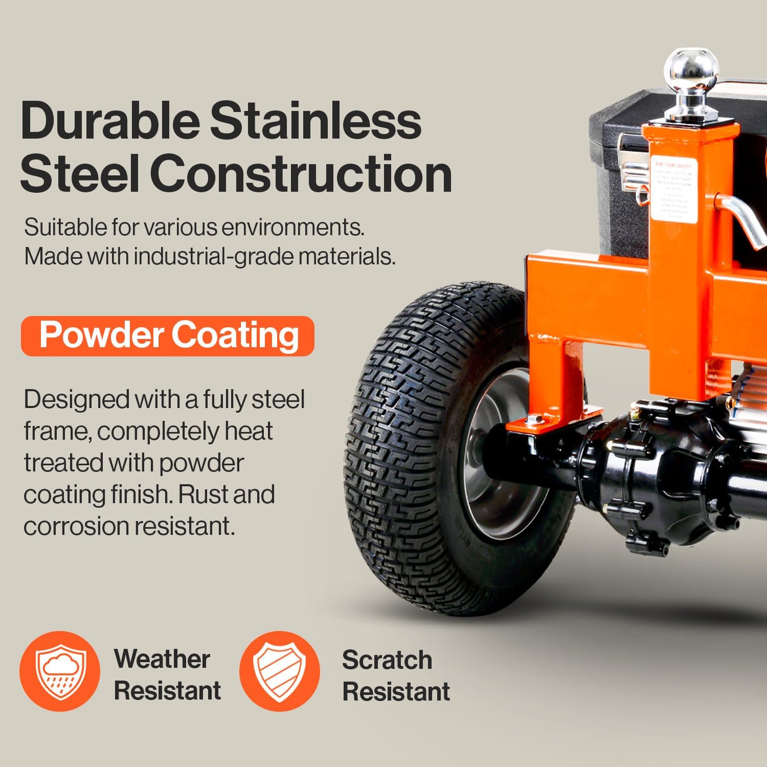 SuperHandy Trailer Dolly Electric Power 2800LBS Max Trailer Weight, 450LBS Max Tongue Weight