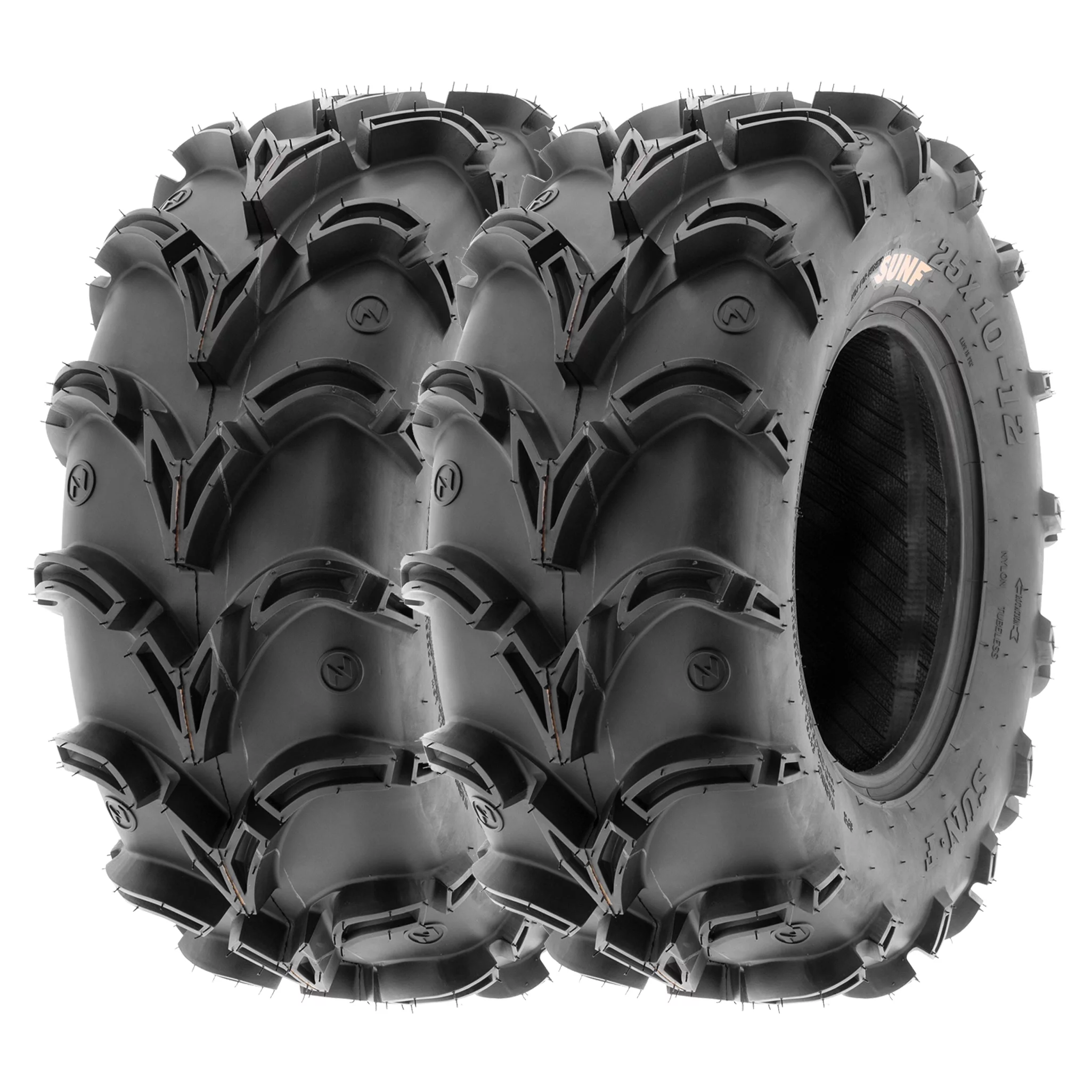 SunF 28x12-12 28x12x12 ATV UTV All Terrain Tire 6 PR A050 (Pair of 2) - Curated Treasures Market