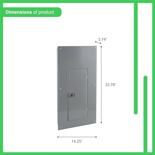 Schneider Electric HOM3060M200PQCVP Homeline 200 Amp 30-Space 60-Circuit Indoor Main Breaker Qwik-Grip Plug-On Neutral Load Center with Cover-Value