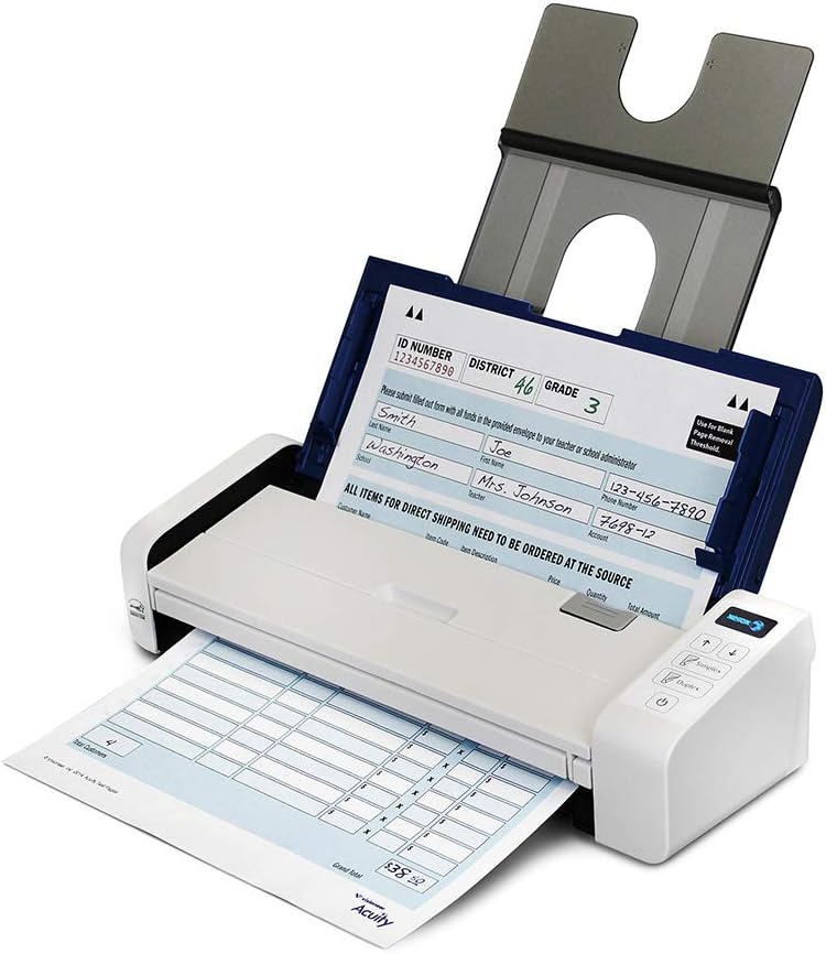 Xerox Duplex Portable Document Scanner, Xerox Duplex Portable Scanner, Blue & White