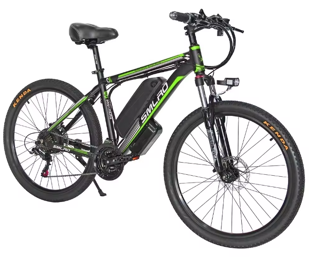 1000W 48V 17.5Ah Electric Fat Tire Bike 26" Electric Mountain Bike Bicycle E bike Shimano 21-speed transmission