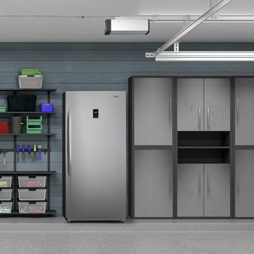 Newair 13.8 cu. ft. Upright Freezer, Fridge Freezer Convertible, Garage Ready Refrigerator, Frost Free Freezer with Door Alarm, Stand up Deep Freezer