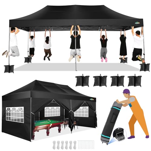 COBIZI 13x26 Pop Up Tent 13x26 Canopy with Sidewalls Heavy Duty Canopy Party Tent for Parties