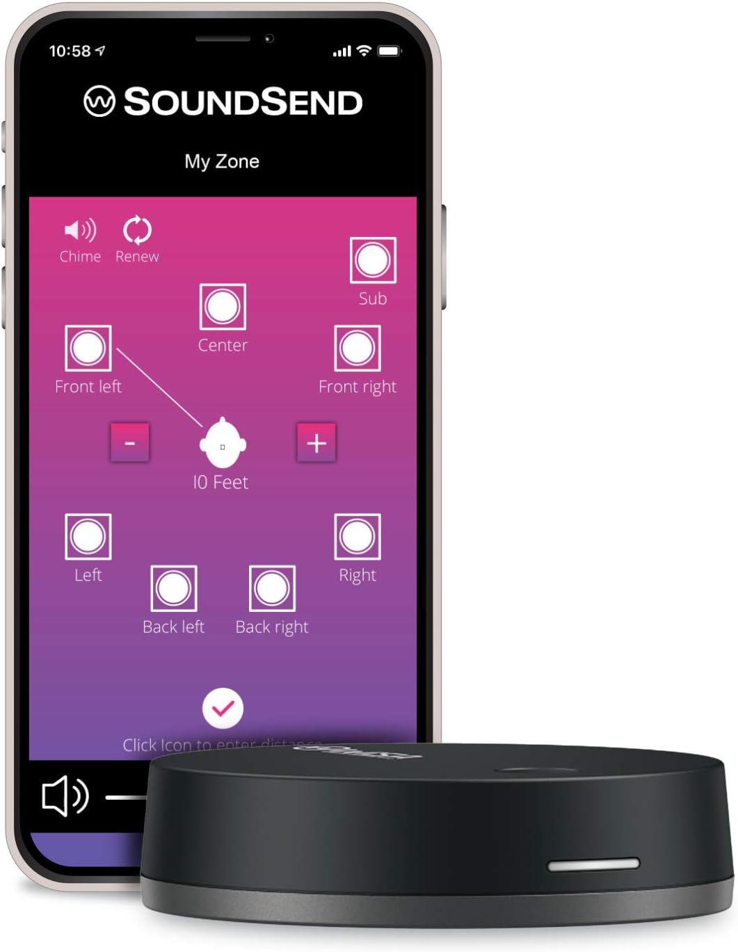 Platin Monaco 5.1 with WiSA SoundSend | Home Theater System for Smart TVs | Wireless Transmitter | Feature 5.1 Channels of Uncompressed 24-bit 48 kHz