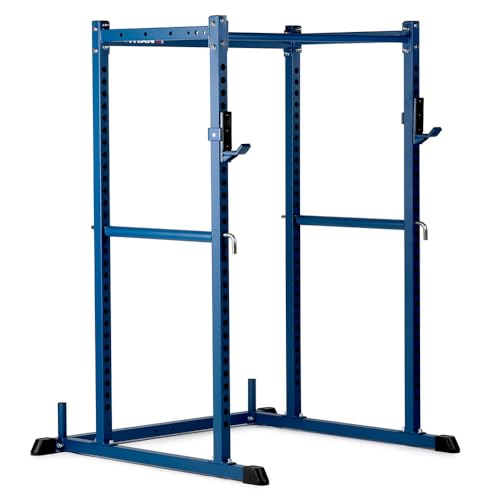 Titan Fitness T-2 Series Short Power Rack, Skinny Pull Up Bar, Pin and Pipe Safeties, Standard J-Hooks