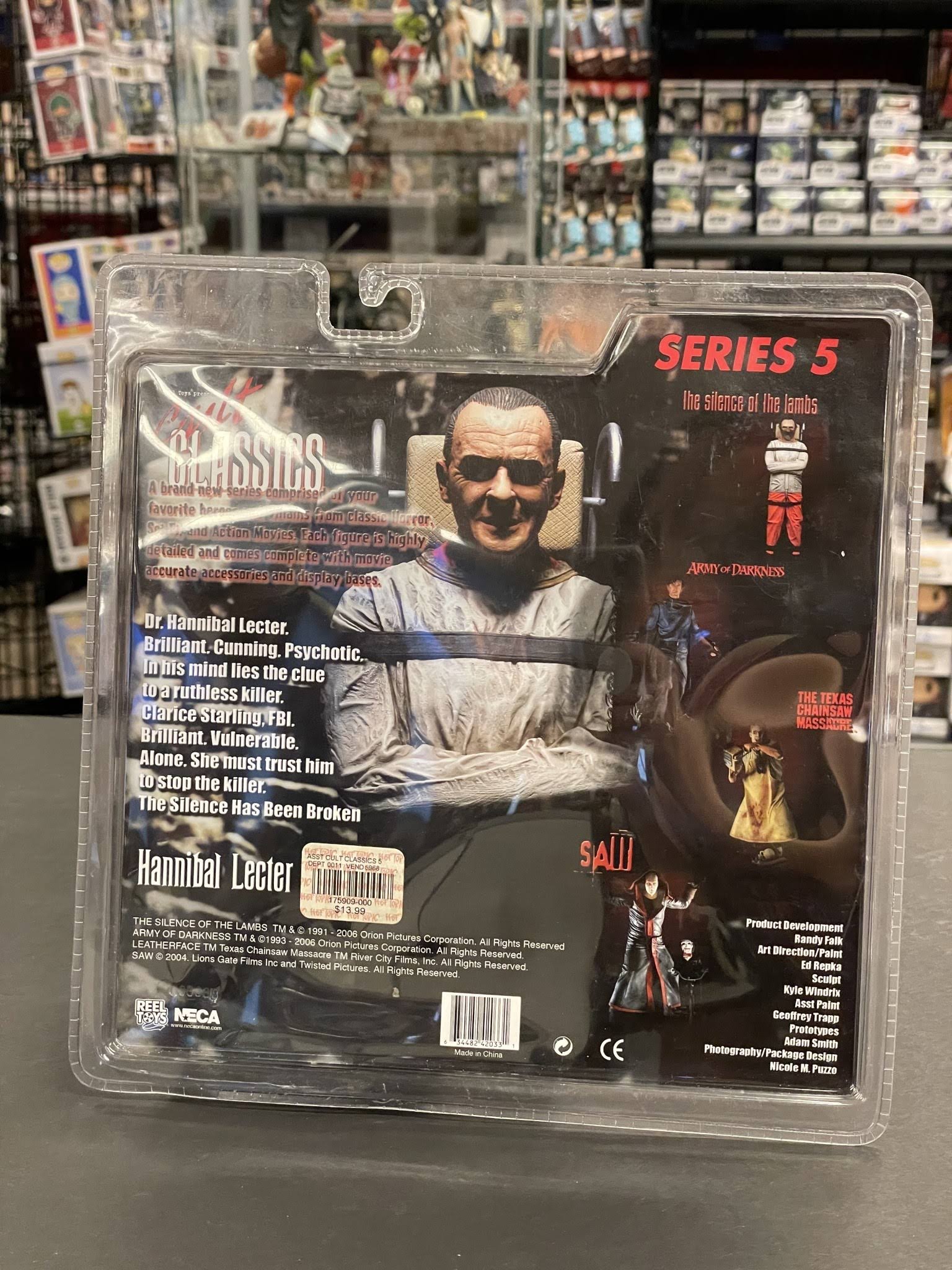 NECA Hannibal Lecter Action Figure Cult Classics Series 5