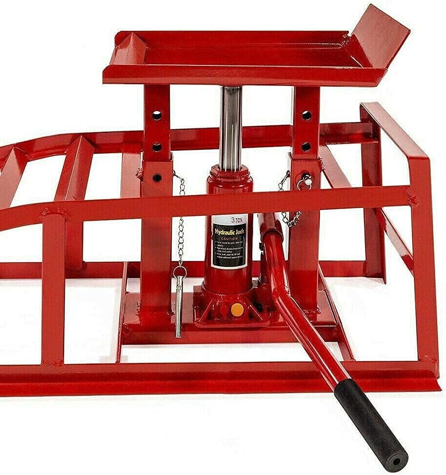 Car Ramp Lifts - VVVIKU 2PCS Auto Car Truck Service Ramps Lifts, 10000lbs Heavy Duty Hydraulic Car Ramps Lift for Car Repair