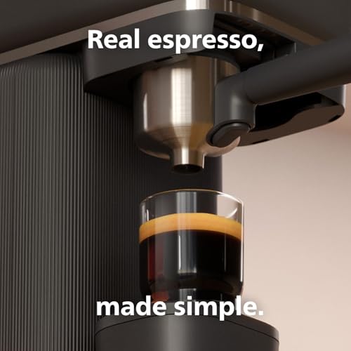 Philips Baristina Espresso Machine+Milk Frother Bundle. Real espresso. Compact coffee machine, portafilter, grinder