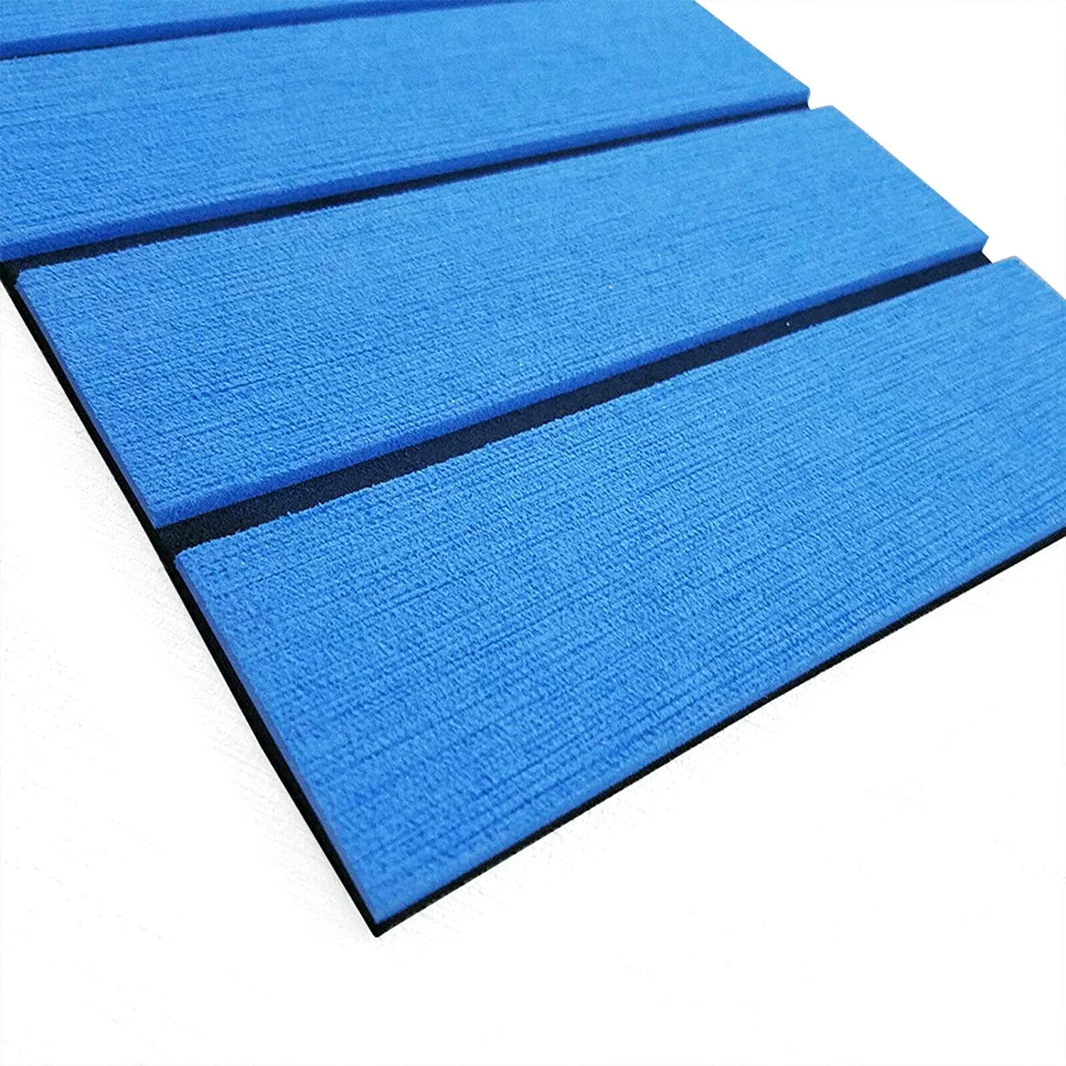 DENEST EVA Foam Teak Decking Sheet Non-Skid Self-Adhesive Sea Deck Carpet Mats 94.5"x35.4"