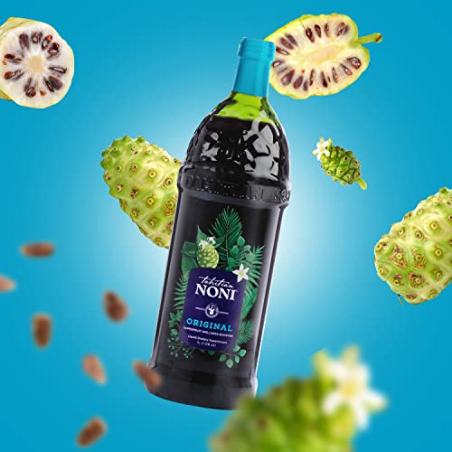 Tahitian Noni Juice by Morinda - Original and Authentic Noni Fruit Puree with Natural Blueberry & Grape (Resveratrol)
