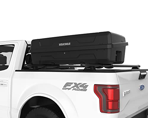 Yakima Hard Shell Cargo Box, Vehicle Rooftop Travel & Storage Gear Case, Carrier for Cartop or Truck Bed, 10 Cubic Feet, DeepSpace 10, Black