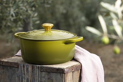 Le Creuset Enameled Cast Iron Signature Round Dutch Oven, 5.5 qt., Cerise